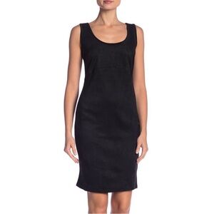 Philosophy Size 8 Scoop Neck Faux Suede Dress Little Black Dress NWT